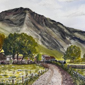 Great Gable and Burnthwaite Farm From Wasdale